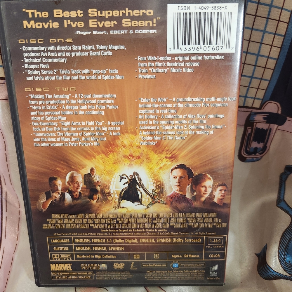 Spider-man 2 dvd 2 disc - Picture 2 of 3